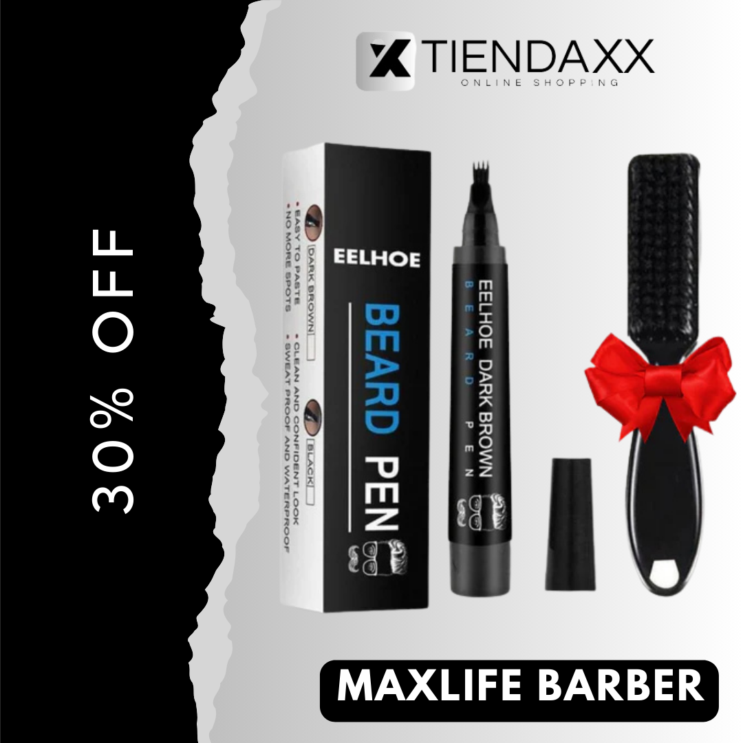 LÁPIZ PARA BARBA 3D MAXLIFE +  ¡¡MÁS 1 PEINE GRATIS!! 🧔🧔🧔