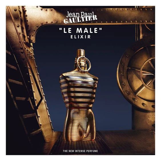 1x Perfume 100ml Jean Paul Gaultier Le Male Elixir 2024/2025 - Acompaña la Caja Dorada Personalizada + Envío Gratis para toda Colombia.